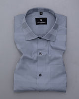 AZURE SKY BLUE MAGICAL STRIPE GIZA COTTON SHIRT