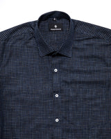 JADE BLACK MICRO CHECK PREMIUM GIZA COTTON SHIRT