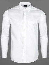 WARMING WHITE PLAIN COTTON SHIRT