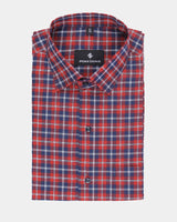 comfortable red check shirt