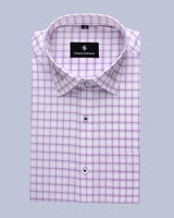 LIGHTEN PINK WITH CHECKS SOFT COTTON SHIRT