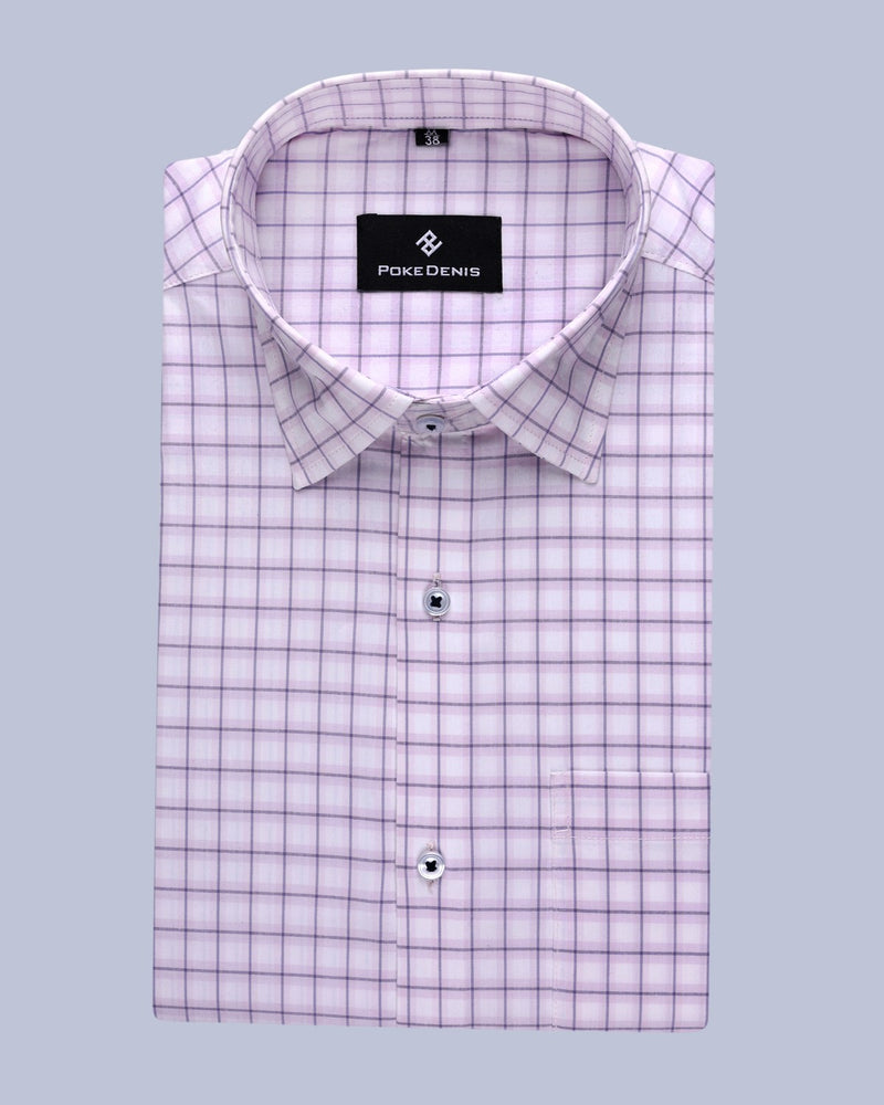 LIGHTEN PINK WITH CHECKS SOFT COTTON SHIRT