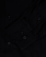 king's black plain shirt