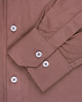 RUST PEACH PLAIN PREMIUM COTTON SHIRT