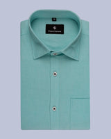 TURQUOISE BLUE PREMIUM OXFORD SHIRT