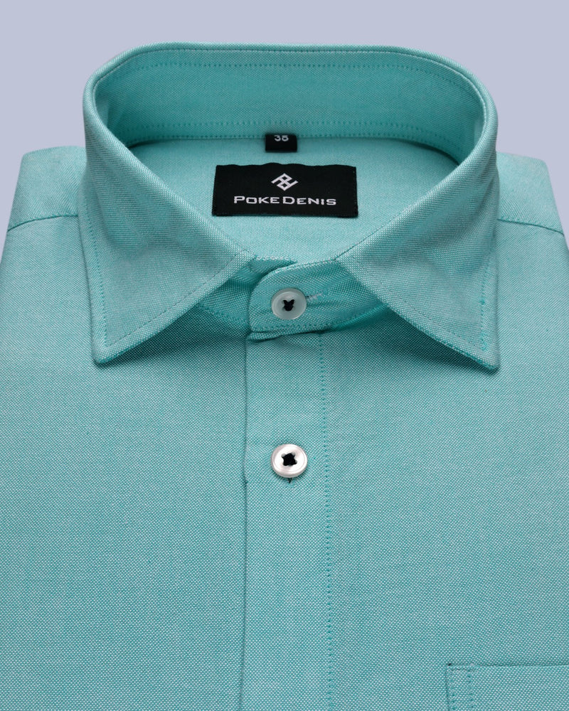 TURQUOISE BLUE PREMIUM OXFORD SHIRT