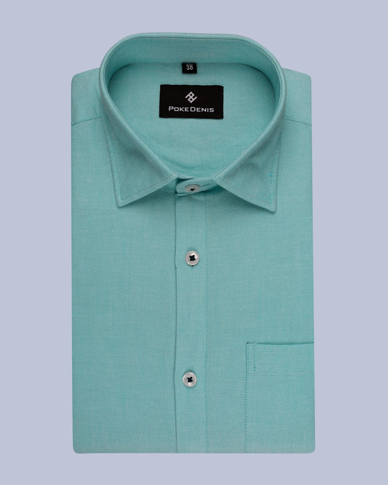 TURQUOISE BLUE PREMIUM OXFORD SHIRT