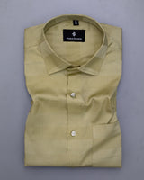 Moon Mist Yellow Lenon super soft premium Giza cotton shirt